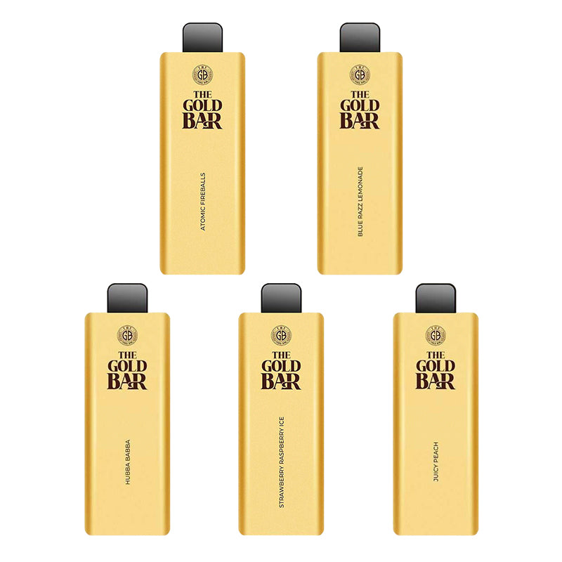 The Gold Bar 4500 Disposable Vape Kit | Idea Vape | Free Delivery