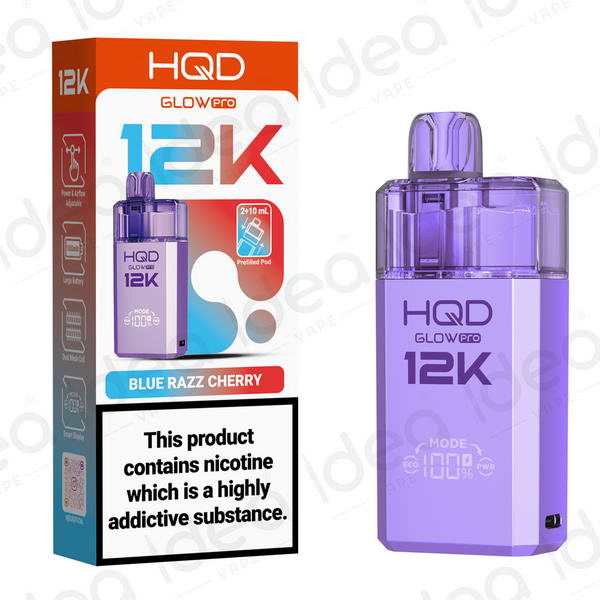 HQD Glow Pro 12K Vape Kit | from £6