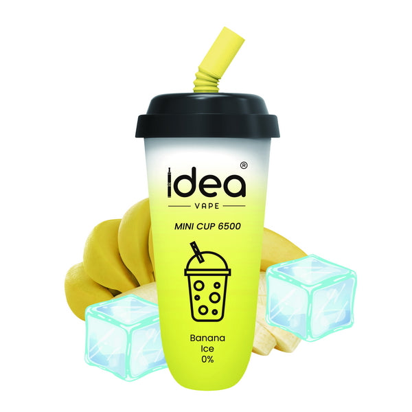  Idea Vape 6500 Disposable Vape Bar - Banana Ice | Free Delivery