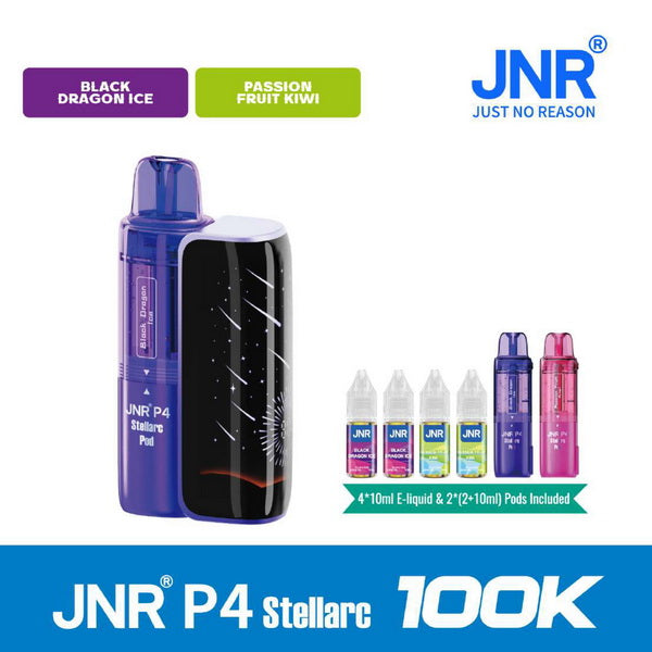 JNR P4 Stellarc 100K Puffs Vape Kit | 15 Flavours | from £11.99