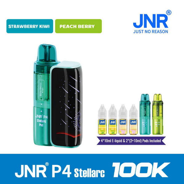 JNR P4 Stellarc 100K Puffs Vape Kit | 15 Flavours | 64ml Capacity