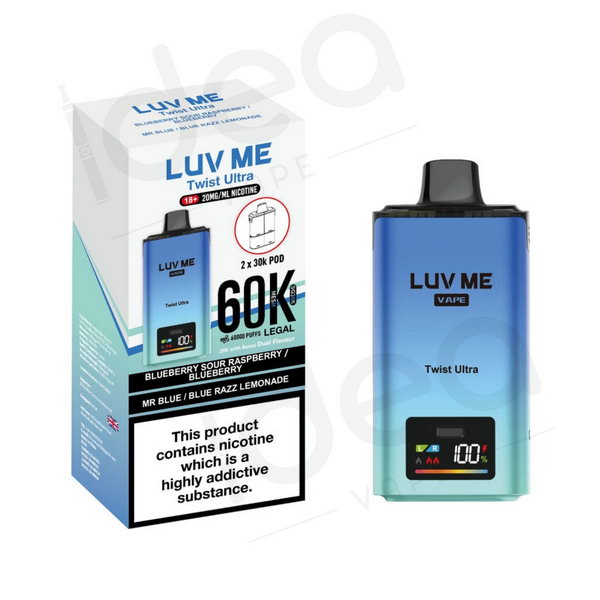 LUV ME Twist Ultra 60K Vape Kit | 60000 Puffs