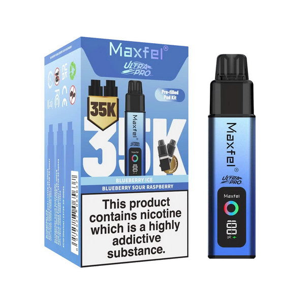 Maxfel Ultra Pro 35K Pod Kit | 35000 Puffs | £9