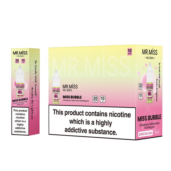Mr.Miss Nic Salt E-Liquids | 10 PCS