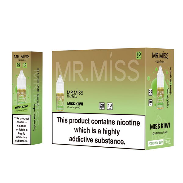 Mr.Miss Nic Salt E-Liquids | 10 PCS