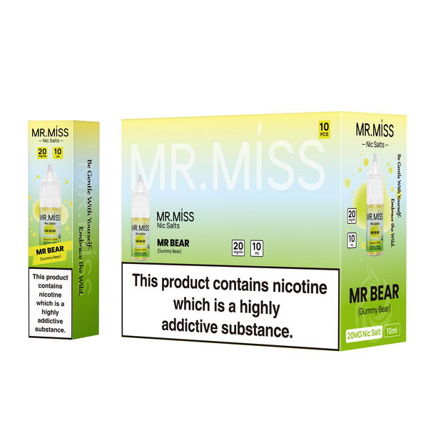 Mr.Miss Nic Salt E-Liquids | 10 PCS