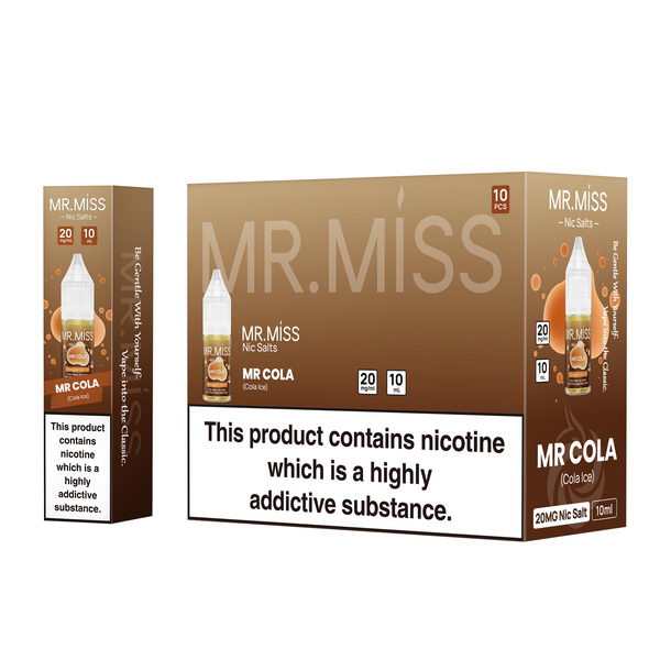 Mr.Miss Nic Salt E-Liquids | 10 PCS