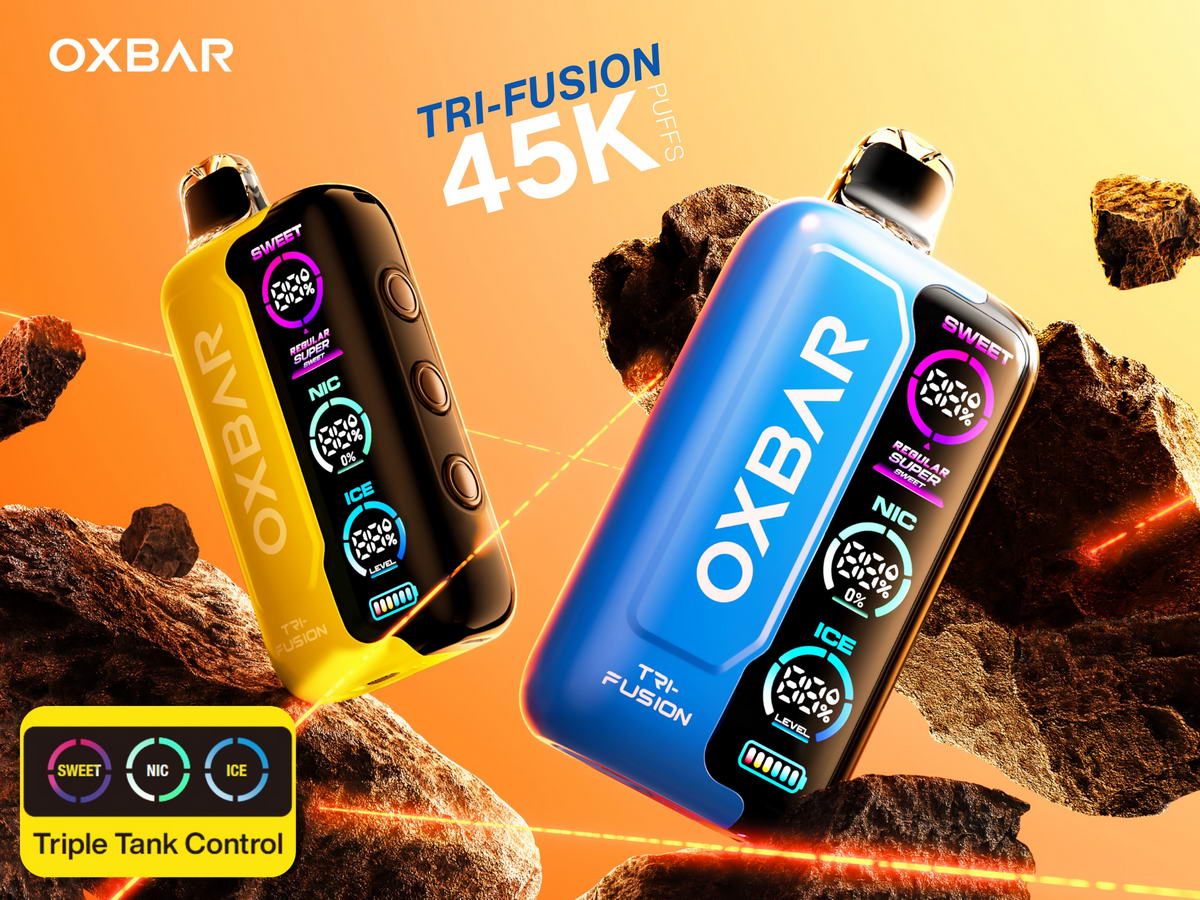 OXBAR Tri-Fusion 45K Puffs Vape | Tripe Tanks