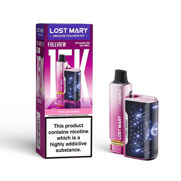 Lost Mary Nera 15K Puffs Fullview Pod Kit | from £8.99