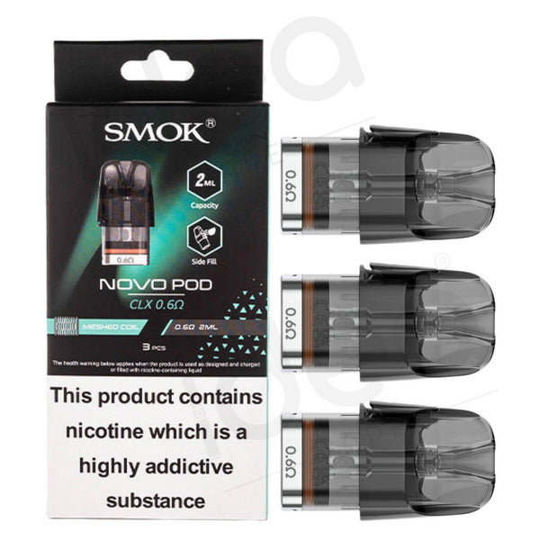 SMOK Novo CLX Replacement Pods | 3-Pack