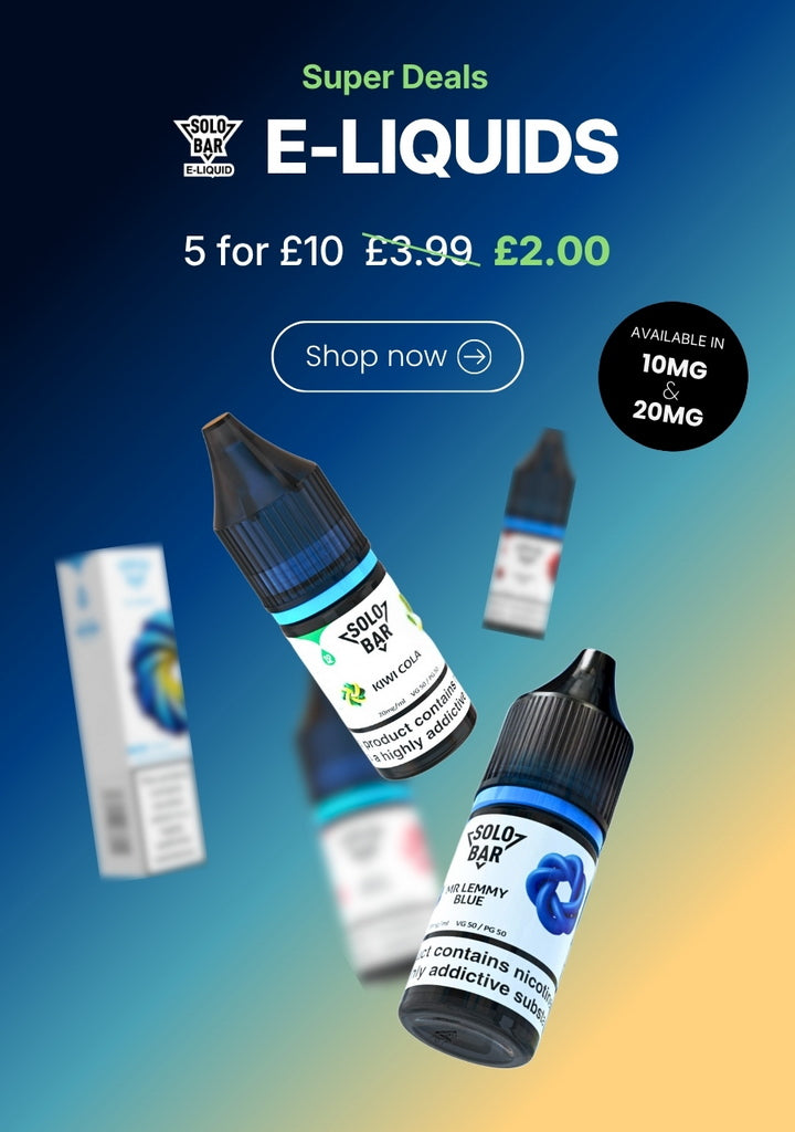 Solobar E-Liquids - 10MG & 20MG