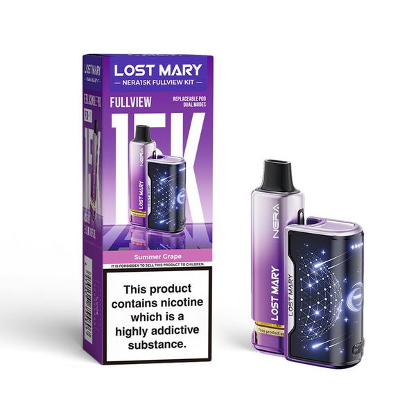 Lost Mary Nera 15K Puffs Fullview Pod Kit | from £8.99