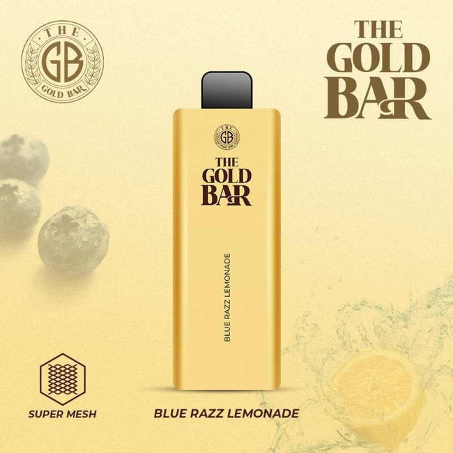 The Gold Bar 4500 Disposable Vape Kit - Blue Razz lemonade | Idea Vape