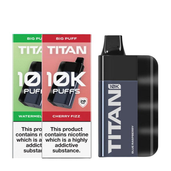 Titan 10K Rechargeable Pod Vape | 8 Prefilled Pods | From £9.99