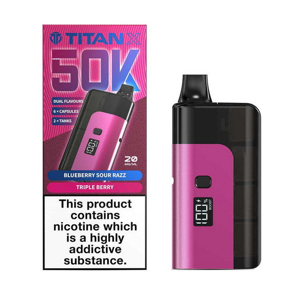 Titan X 50K Prefilled Vape Kit | 34ML | 1000mAh