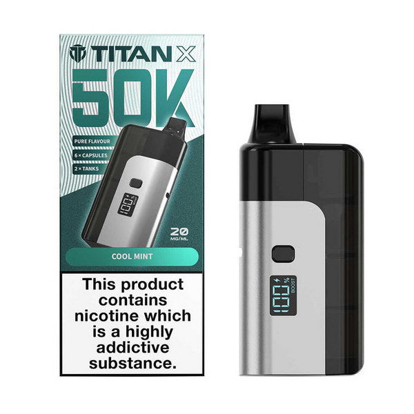 Titan X 50K Prefilled Vape Kit | 15 Flavours | 1000mAh