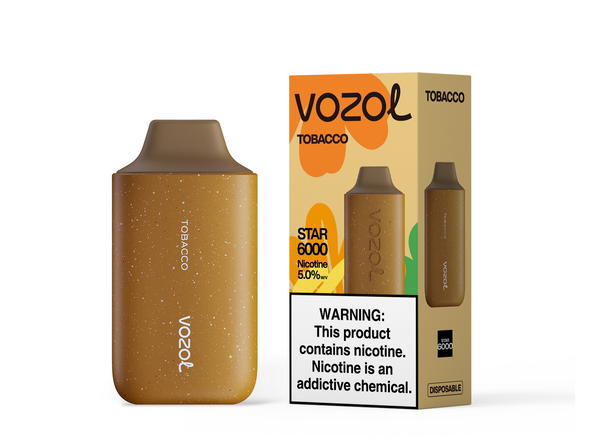 Vozol Star 6000 Disposable Vape Kit - Tobacco - Idea Vape