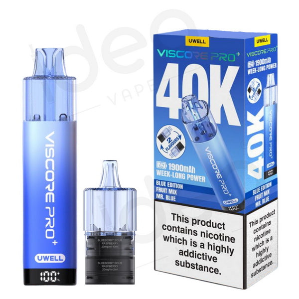 Uwell Viscore Pro+ 40K Puffs Vape | 1900mAh | £10