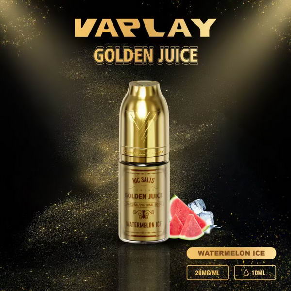Vaplay Golden Juice Nic Salt E-liquid 10ML | from £1.99