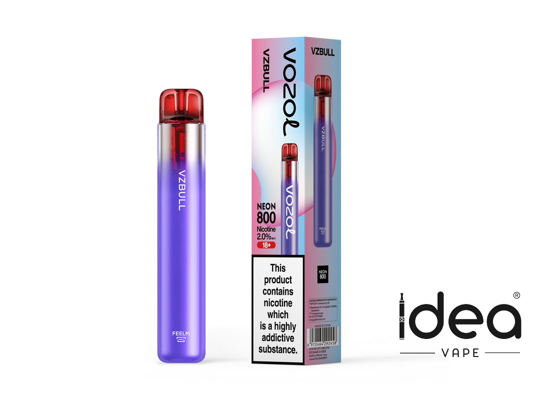 Vozol Neon 800 Disposable Vape Kit - VZBULL - Idea Vape