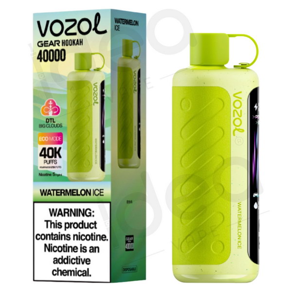 Vozol Gear Hookah 40K Kit | DTL Shisha Style