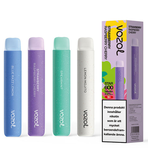 Vozol Star 600 Disposable Vape Bar