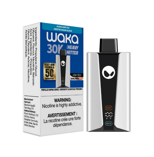 Waka Heavy Hitter 30K Kit | Rechargeable - IDEA VAPE Waka Heavy Hitter 30K Kit | Rechargeable - IDEA VAPE