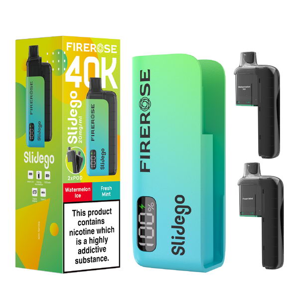 Elux FireRose Slidego 40K Pod Kit | 40000 Puffs | £10