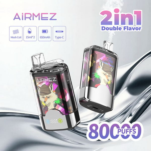 Airmez Fox 80K Vape Kit | Flavour-switching | from £9.99