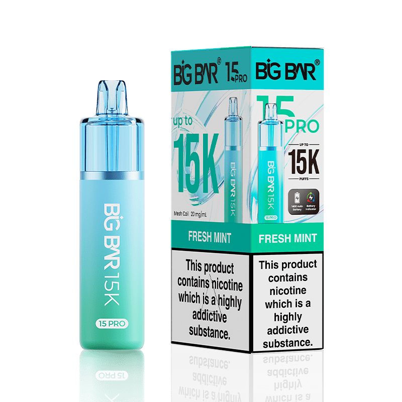 Big Bar 15K Pro Prefilled Pod Kit | 1400 mAh