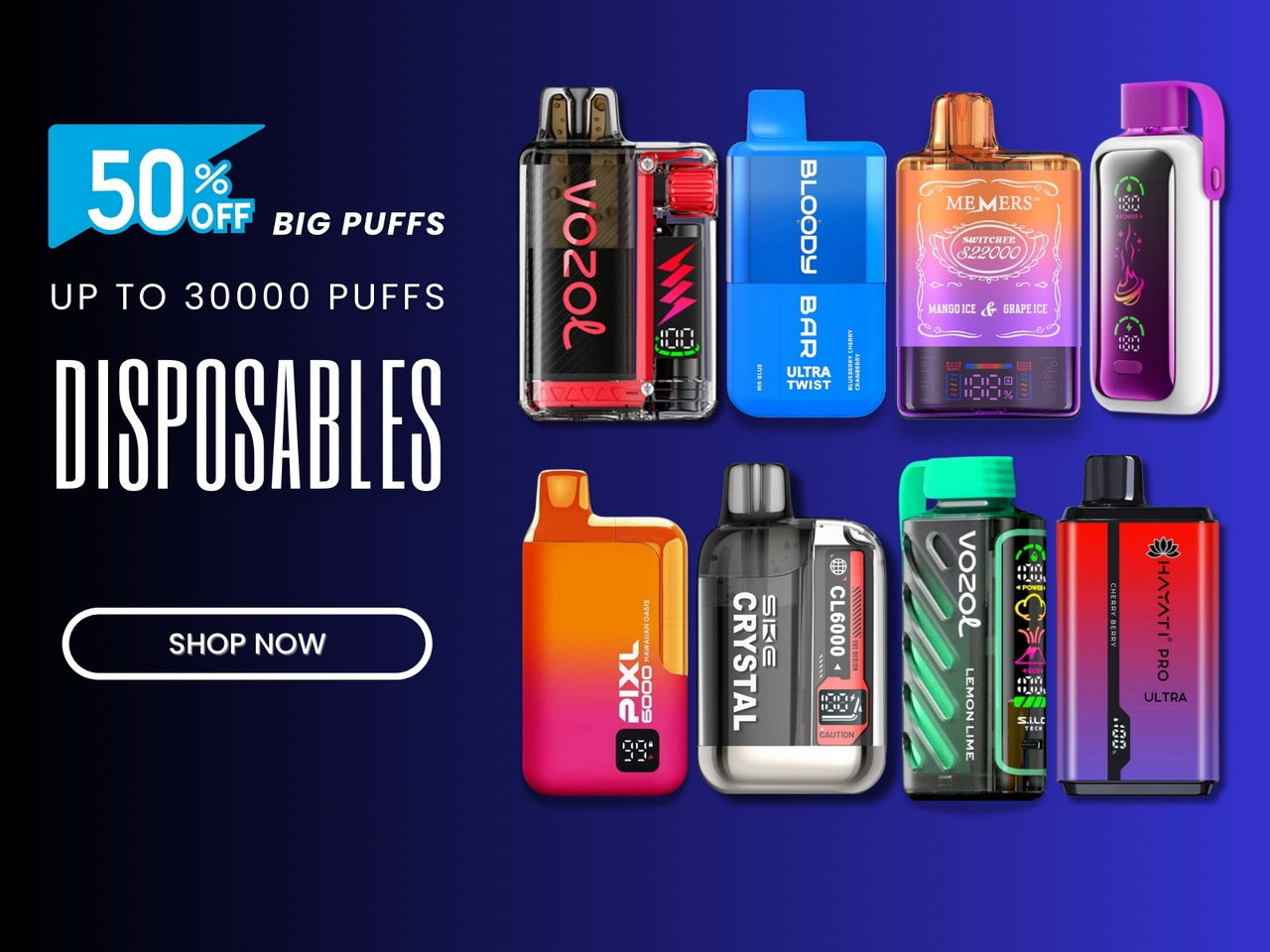 Big Puff Disposable Vape - from £4.99 - Idea Vape