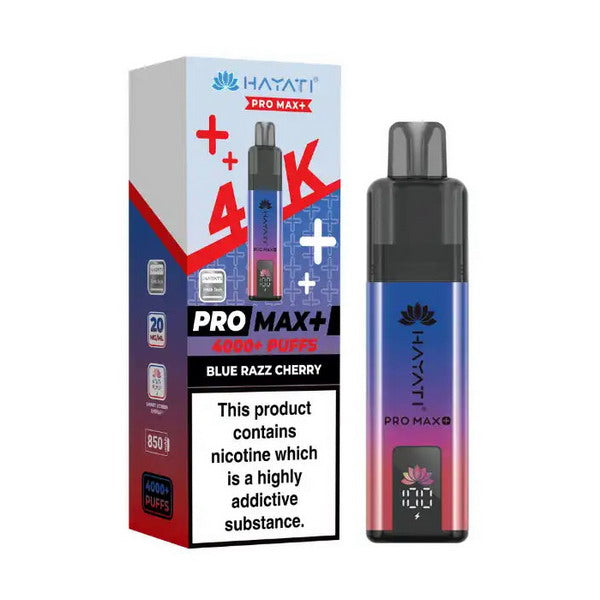 Hayati Pro Max Plus 4000 Kit | Blue Razz Cherry