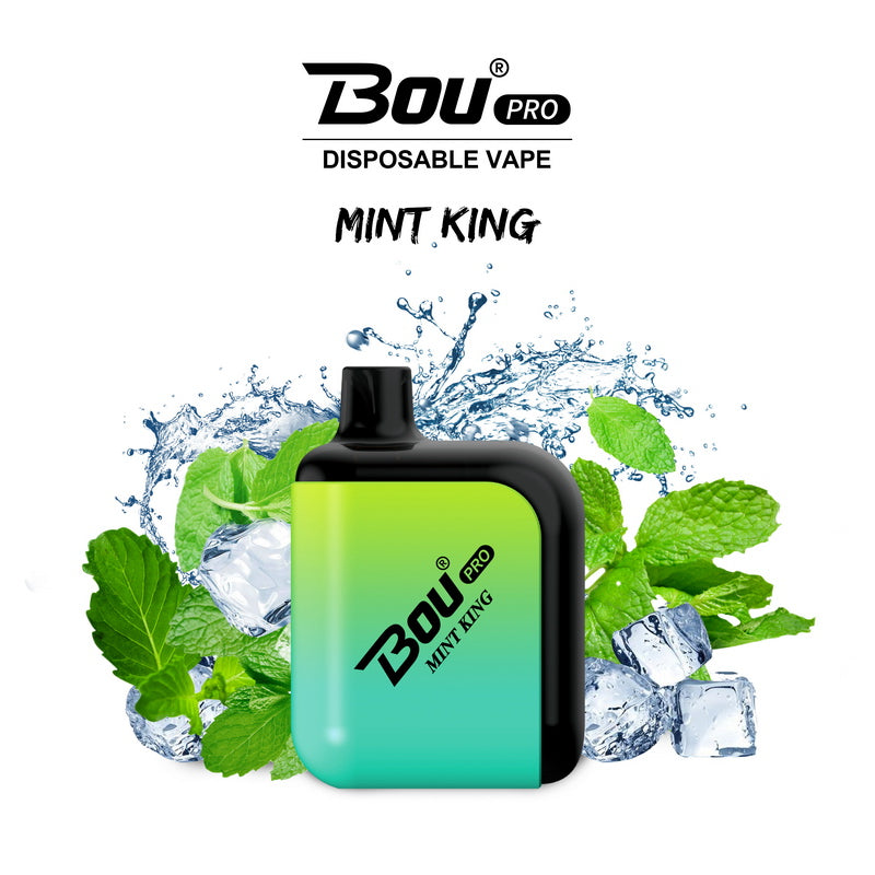 Bou Pro 7000 Disposable Vape Kit - Mint King - Idea Vape