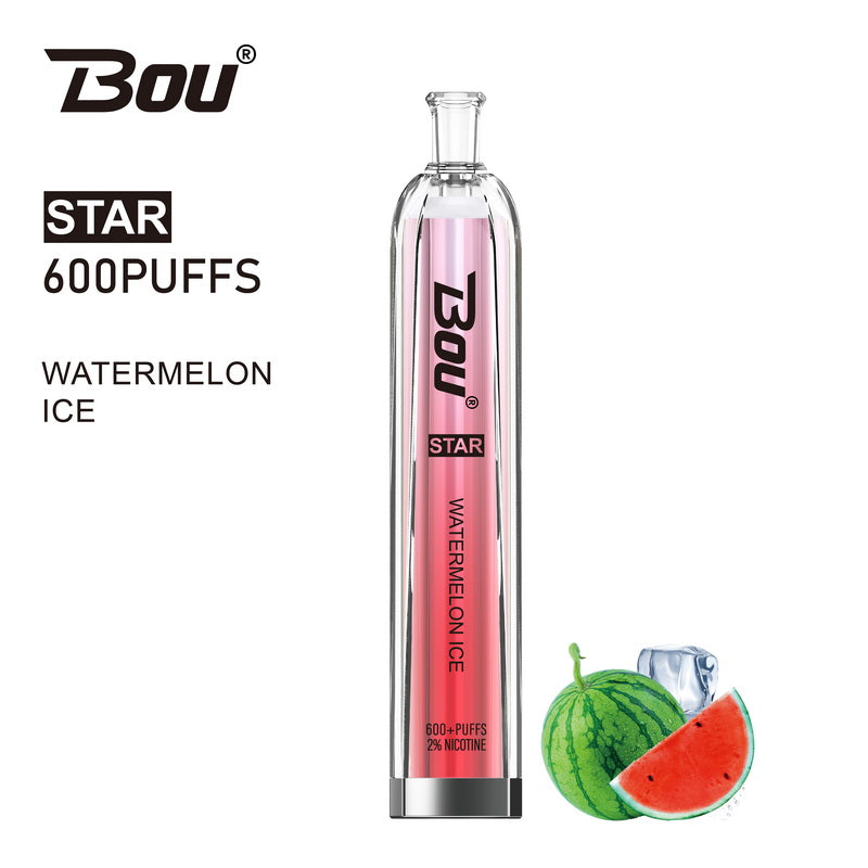 Bou Star 600 Disposable Vape Kit - Watermelon Ice - Idea Vape