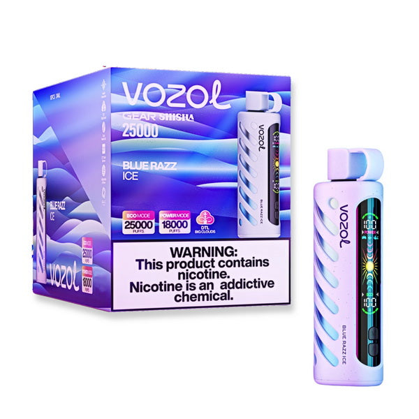 Box of 10 Vozol Gear Shisha 25000 Vapes