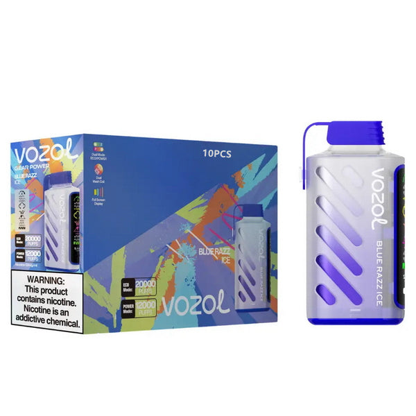 Box of 10 Vozol Gear Power 20000 Vape Kits
