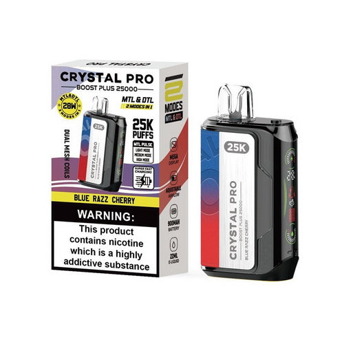 Crystal Pro Boost Plus 25K Vape | 3 for £30