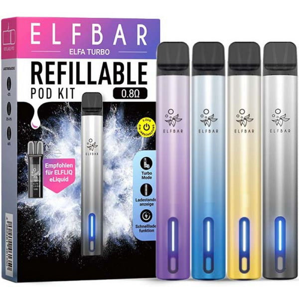 ELF Bar ELFA Turbo Refillable Pod Kit | from 9.99 - IDEA VAPE ELF Bar ELFA Turbo Refillable Pod Kit | from 9.99 - IDEA VAPE