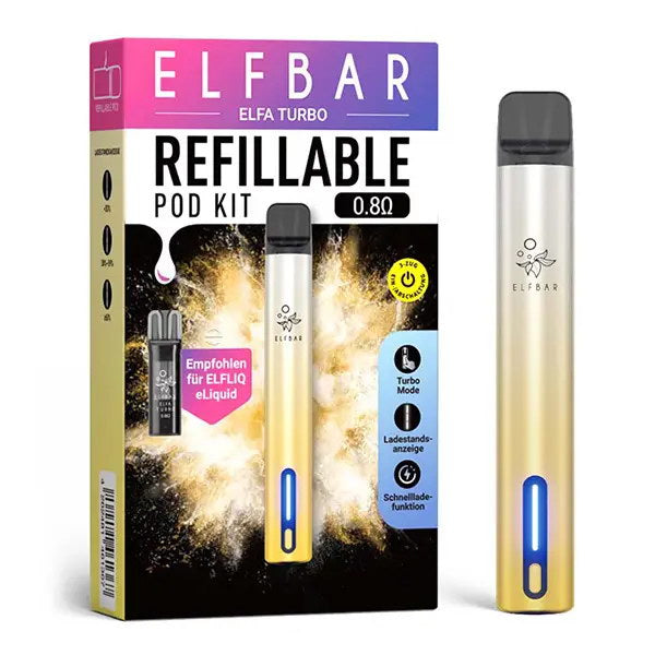 elf bar elfa refillable pods First-rate / ELFBAR Replacement Best 2PK Pod cat-pods elfbar refill vape Verkaufseinheit:Karton Elfbar 800 Grape Mint