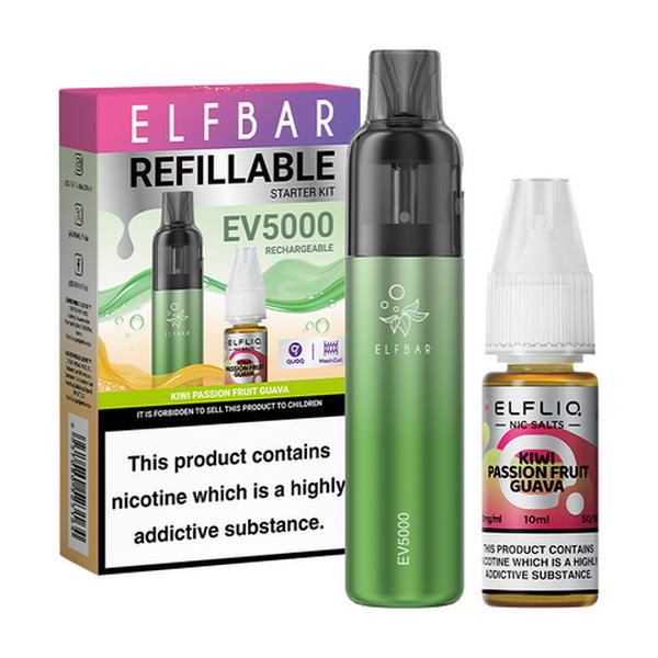 ELF Bar EV5000 Refillable Vape Kit | Any 3 for £25