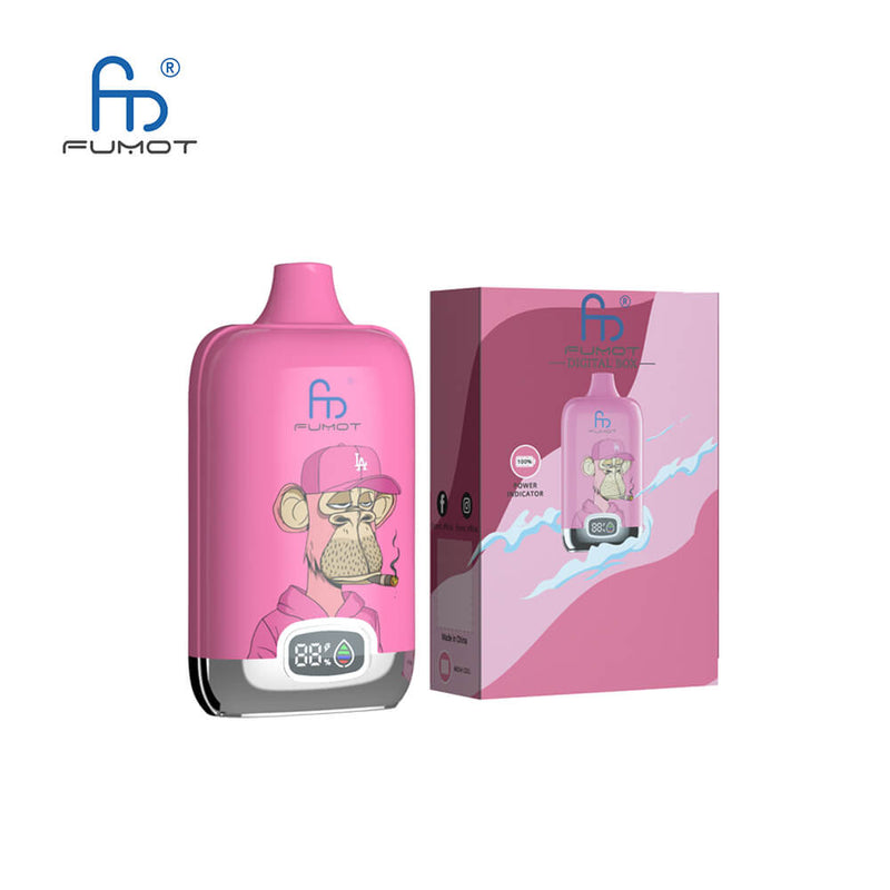 Fumot RandM Digital Box 12000 Disposable Vape Kit - Pink Lemonade | Idea Vape