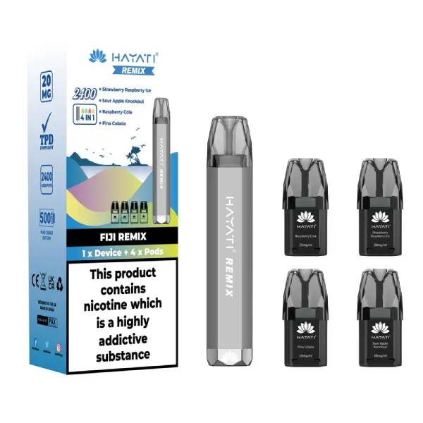 Hayati Remix 4-in-1 2400 Vape Kit | 2400 Puffs | £8.99