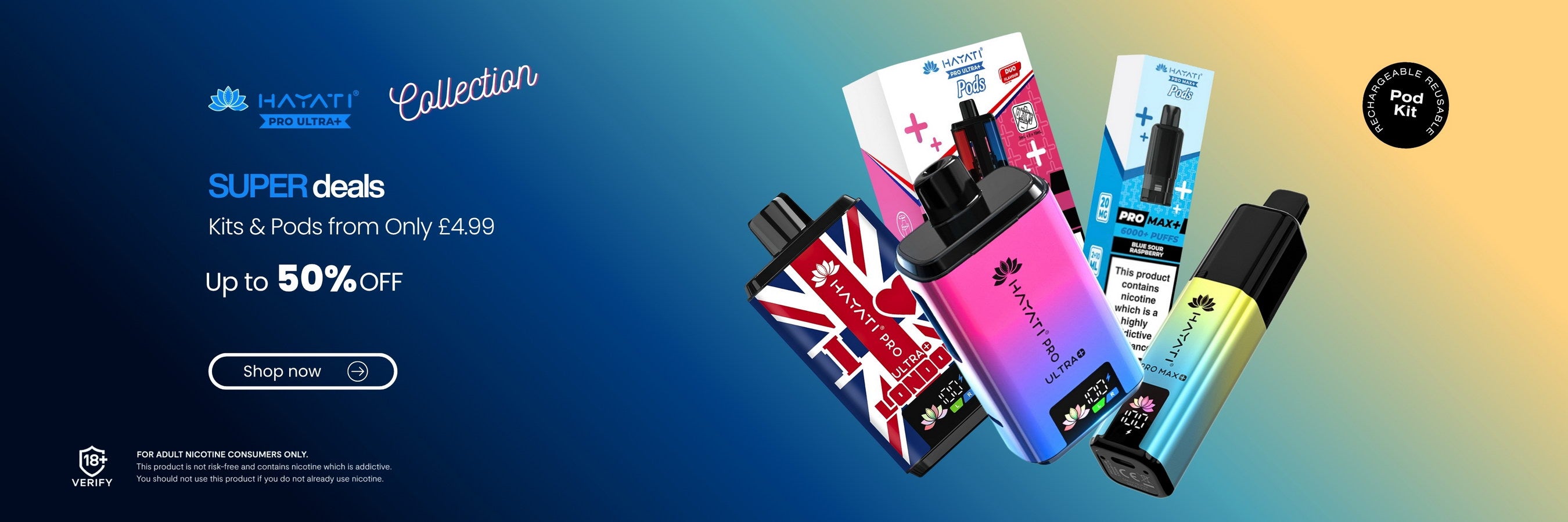 Buy HAYATI | Vape Kits & Pods