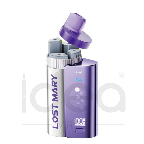 Lost Mary 4-in-1 Rechargeable Vape Kit - IDEA VAPE Lost Mary 4-in-1 Rechargeable Vape Kit - IDEA VAPE