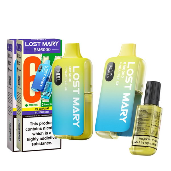 Lost Mary BM6000 Prefilled Vape Kit | Rechargeable | £9.99