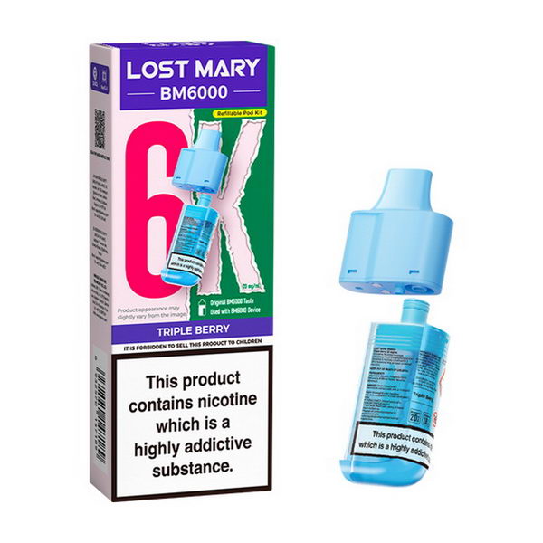 Lost Mary BM6000 Prefilled Refill Pod | Next Day Delivery