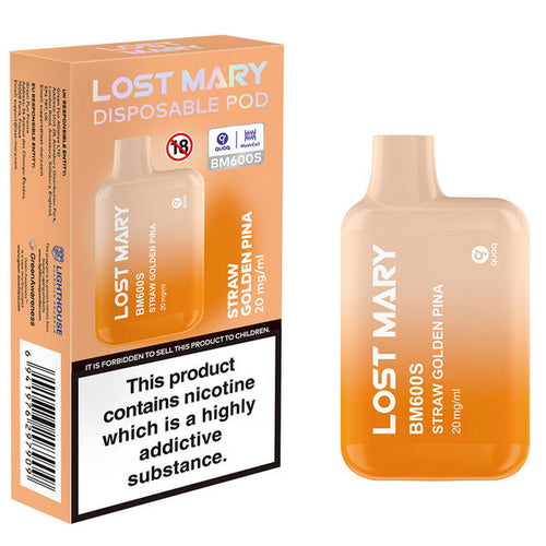 Lost Mary BM600S Disposable Vape - Strawnana Blackcurrant | Idea Vape