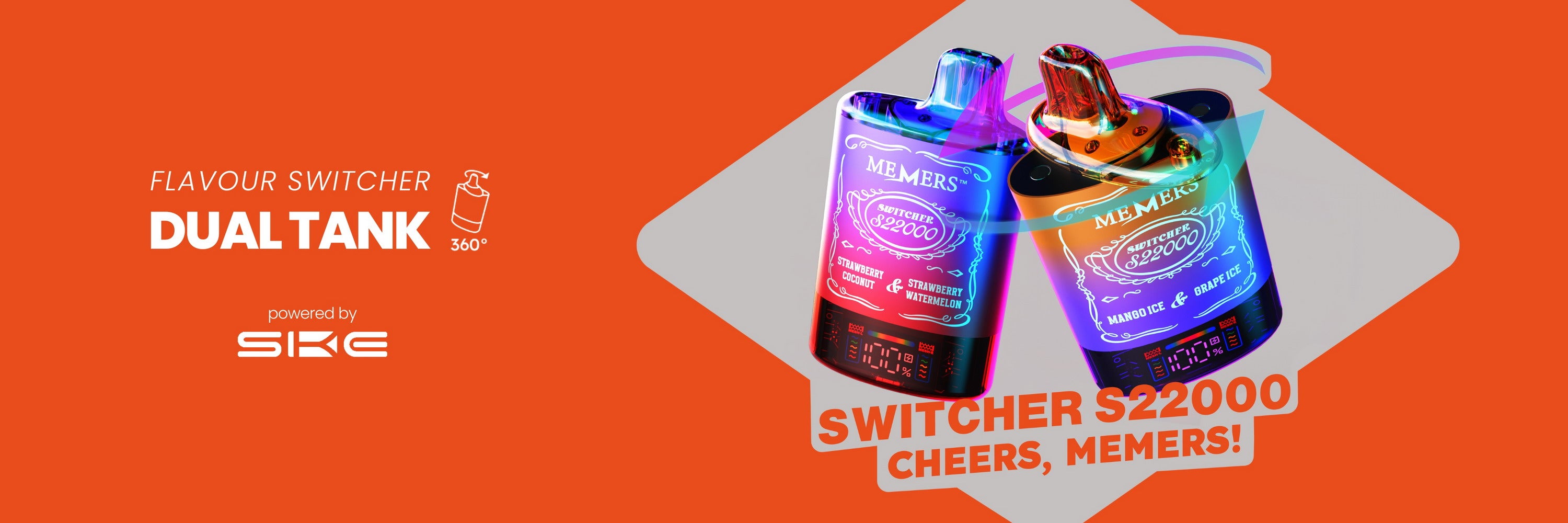 Memers Switcher S22000 Vape | Dual Flavour | From £9.99