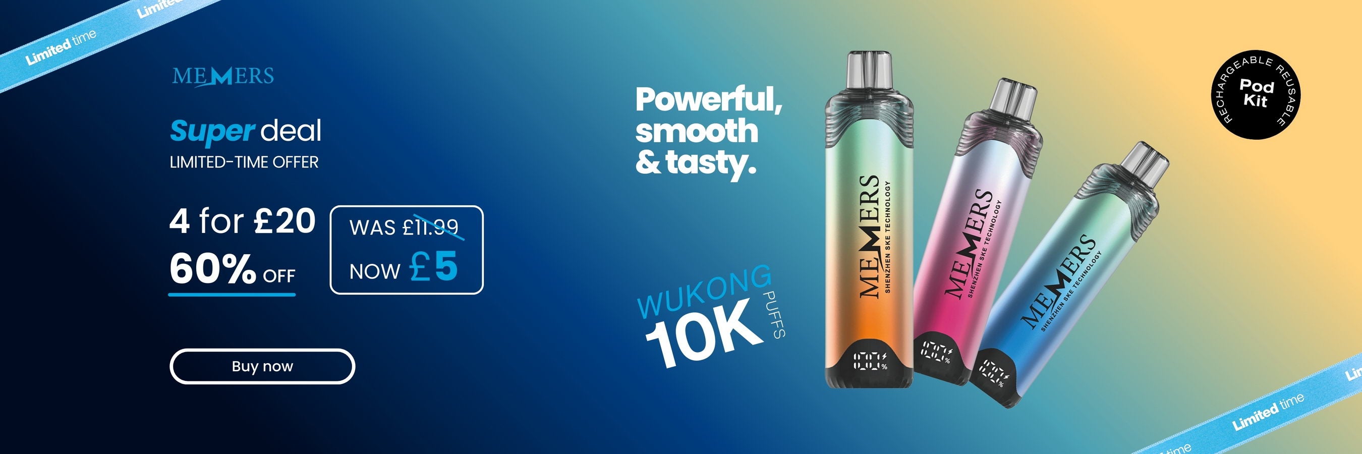Memers Wukong V10000 Kit - Idea Vape