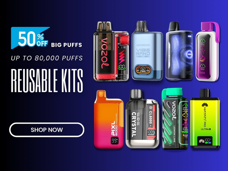 Big Puff Prefilled Vape Kits | Next Day Delivery